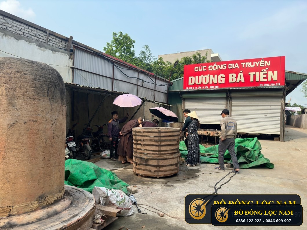 Đúc Đại Hồng Chung 1.2 Tấn & Tượng Phật